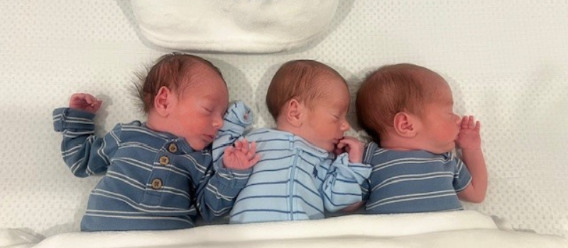 First Triplets Cared for in NICU in a Decade Featured Image
