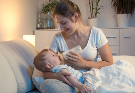 When to Wean Baby from Nighttime Feeds Featured Image